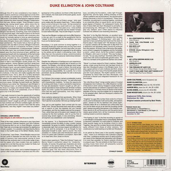LP Duke Ellington & John Coltrane ‎– Duke Ellington & John Coltrane