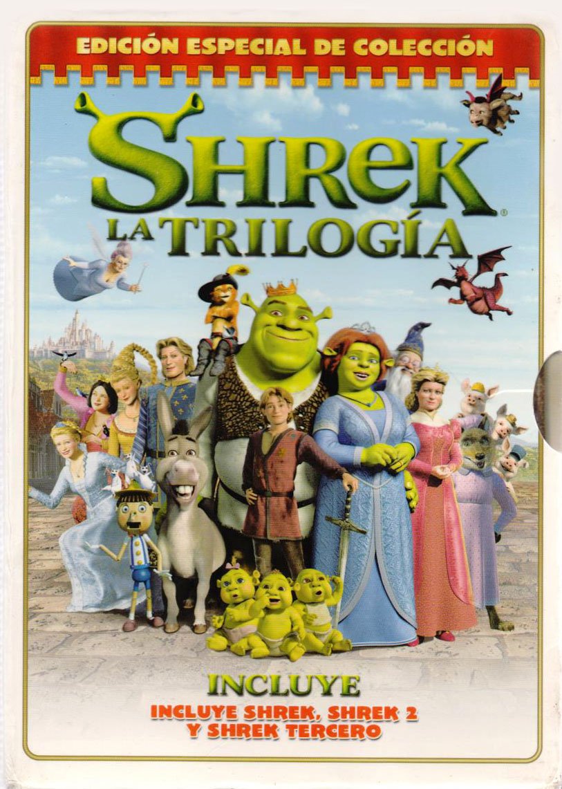 DVD LA TRILOGIA DE SHREK