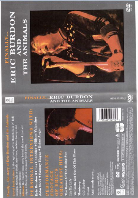 Eric Burdon, Eric Burdon & The Animals, Eric Burdon & The New Animals ‎– Finally…Eric Burdon And The Animals / DVD