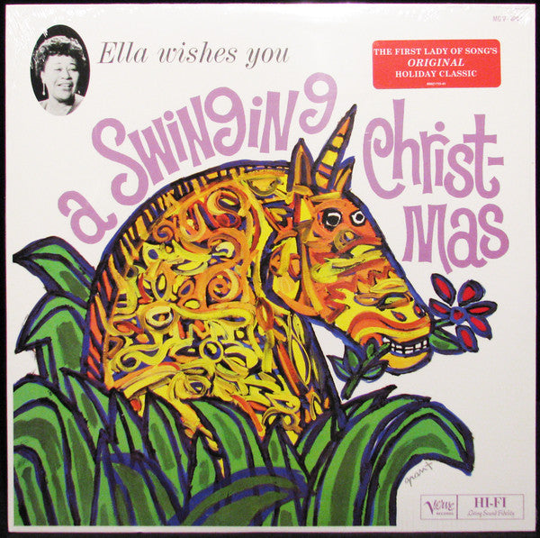 LP Ella Fitzgerald ‎– Ella Wishes You A Swinging Christmas