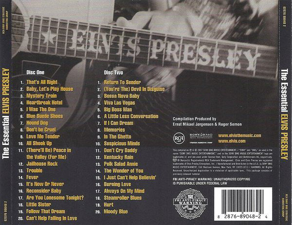 CD X2 Elvis Presley ‎– The Essential Elvis Presley