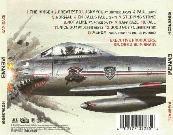 CD Eminem ‎– Kamikaze