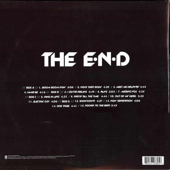 LP Explorando The Black Eyed Peas– The E.N.D