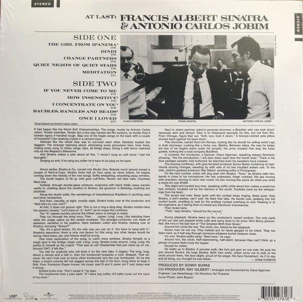 LP Francis Albert Sinatra* & Antonio Carlos Jobim ‎– Francis Albert Sinatra & Antonio Carlos Jobim
