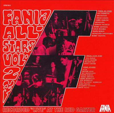 CD Fania All Stars ‎– Live At The Red Garter Vol. 2