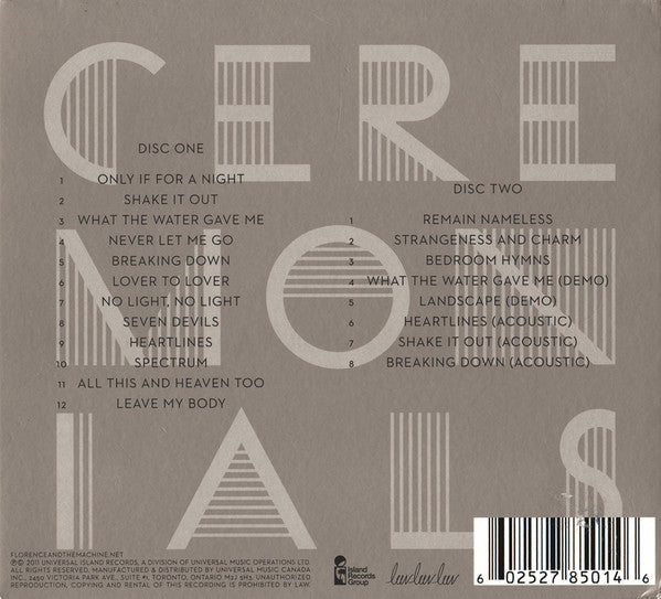 CDX2 Florence + The Machine ‎– Ceremonials