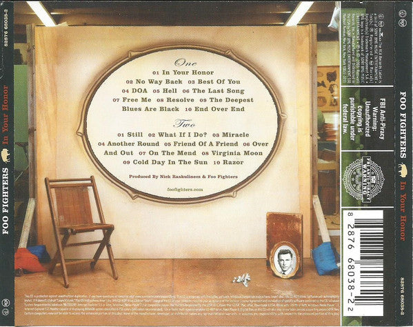CDX2 Foo Fighters ‎– In Your Honor
