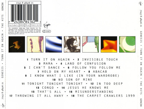 CD Genesis ‎– Turn It On Again (The Hits)