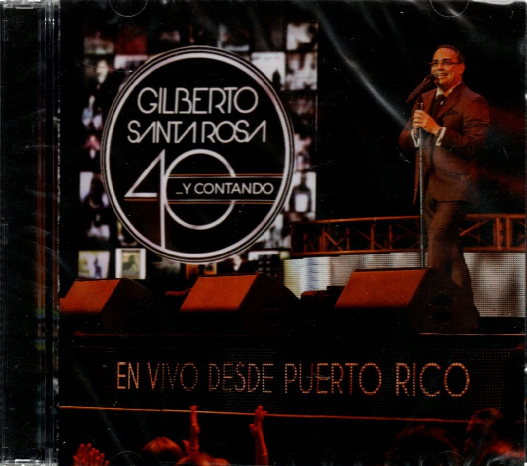 CD +DVD Gilberto Santa Rosa – 40...Y Contando