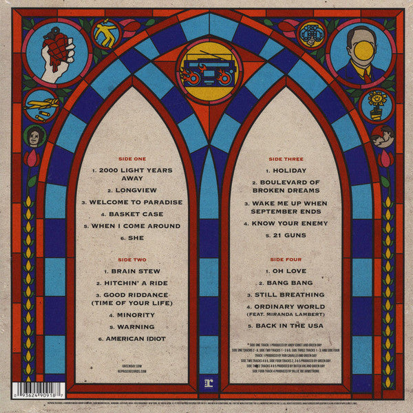 LP x2 Green Day ‎– Greatest Hits: God's Favorite Band