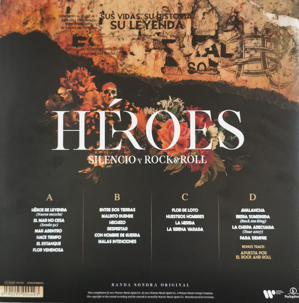 LPX2 + CD Héroes Del Silencio – Héroes: Silencio Y Rock&Roll