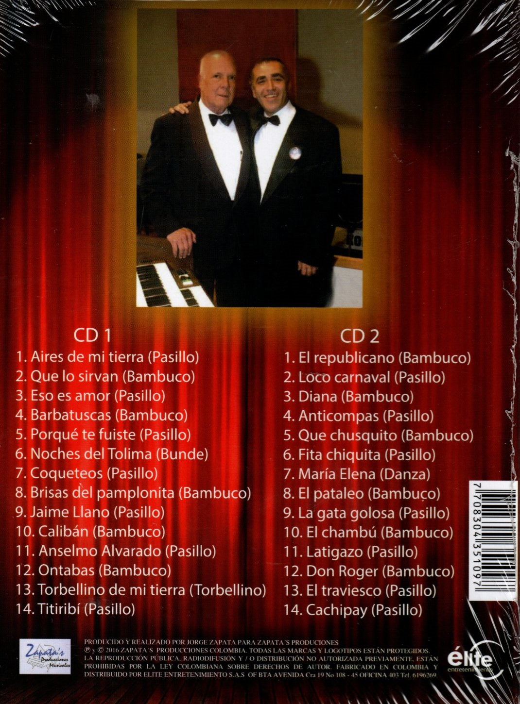 CD X2 Jaime Llano González / Jorge Zapata - Gracias Maestro