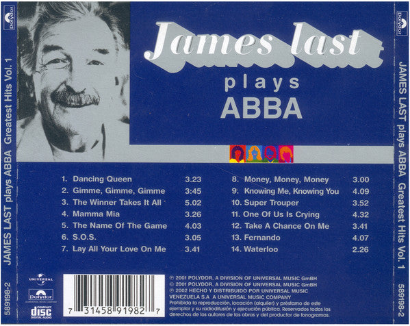 CD James Last ‎– Plays ABBA: Greatest Hits Vol. 1