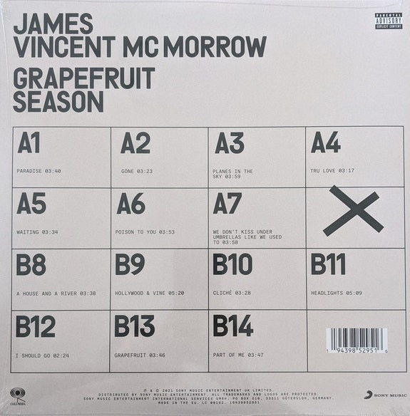 LP James Vincent Mc Morrow* – Grapefruit Season