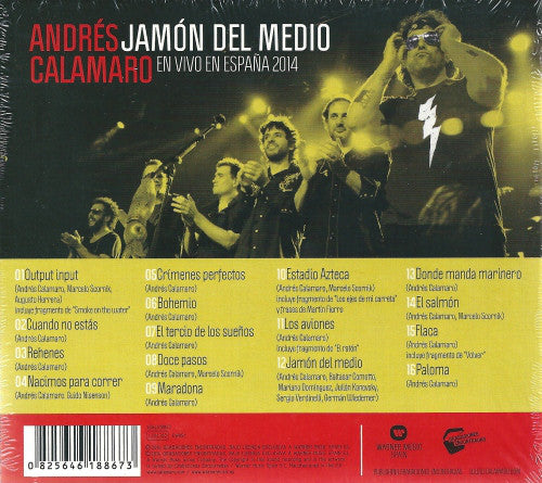 CD Andrés Calamaro ‎– Jamón del medio