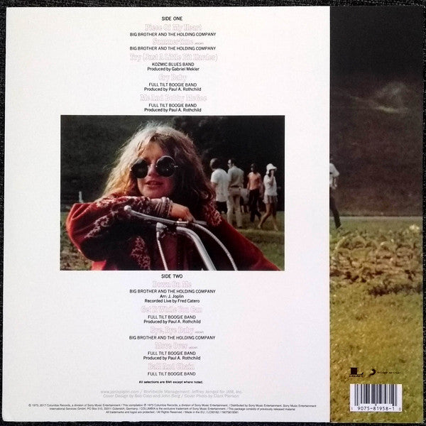LP Janis Joplin ‎– Janis Joplin's Greatest Hits