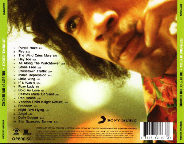 CD Jimi Hendrix ‎– Experience Hendrix (The Best Of Jimi Hendrix)