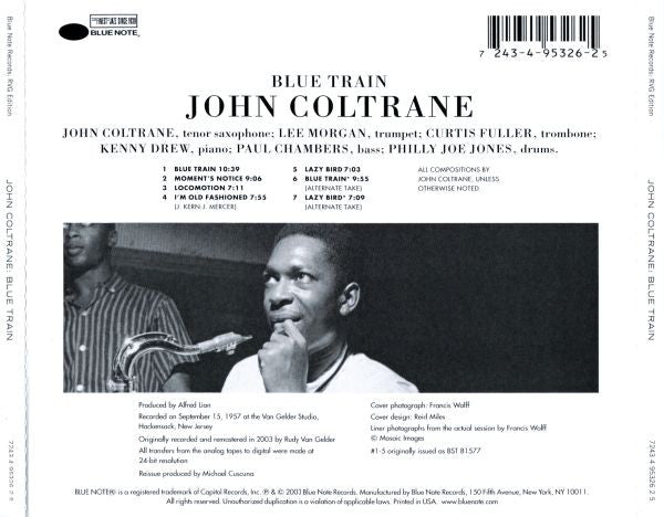 CD John Coltrane ‎– Blue Train