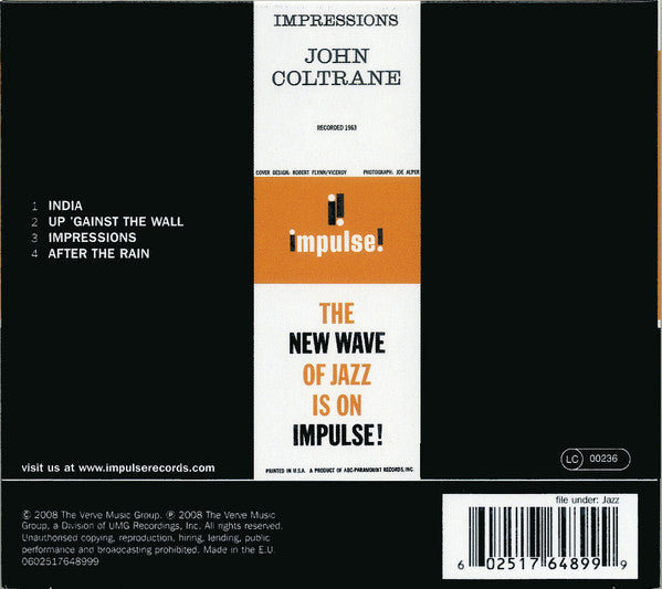 CD John Coltrane – Impressions