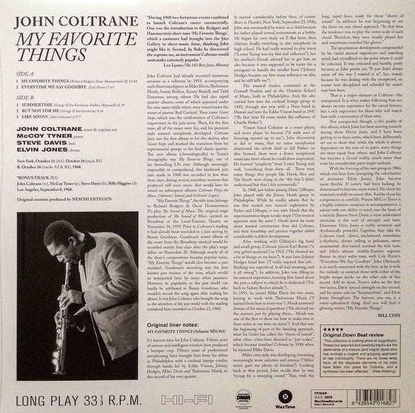 LP John Coltrane ‎– My Favorite Things