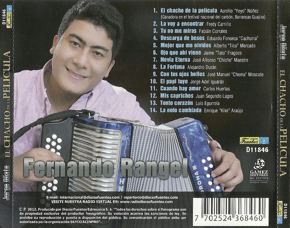 CD Jorge Oñate - El Chacho De La Película