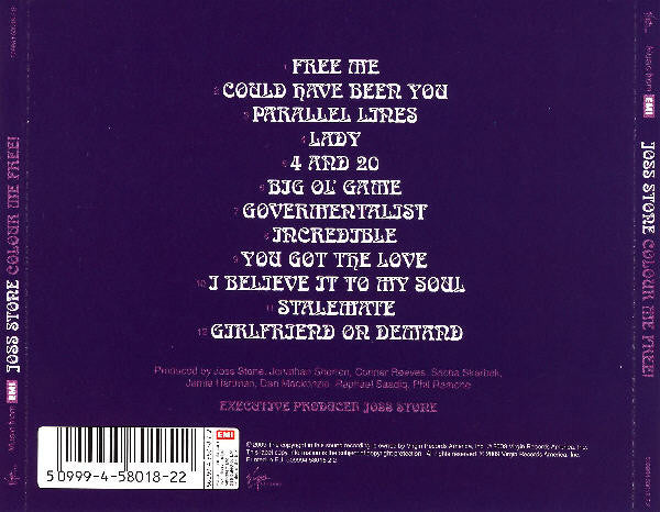 CD Joss Stone ‎– Colour Me Free!