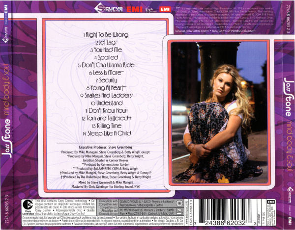 CD Joss Stone ‎– Mind Body & Soul