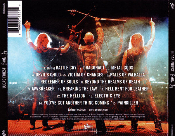 CD Judas Priest ‎– Battle Cry