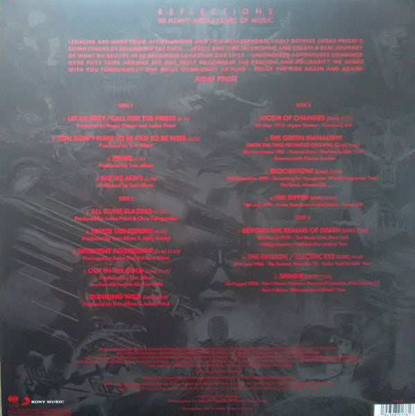 LP X2 Judas Priest – Reflections - 50 Heavy Metal Years Of Music