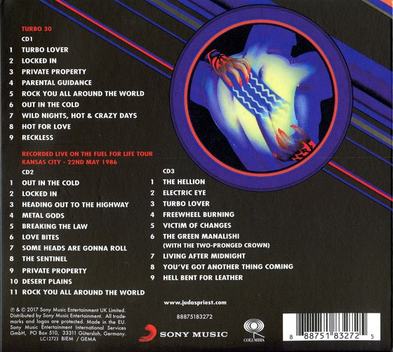 CDX3 Judas Priest ‎– Turbo 30