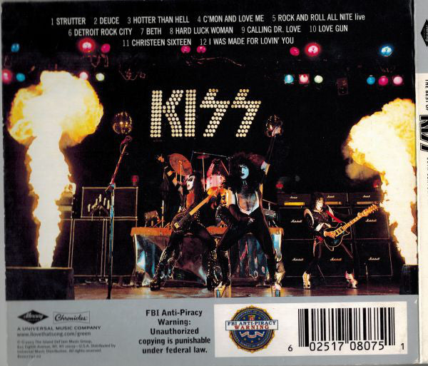 CD Kiss ‎– The Best Of Kiss