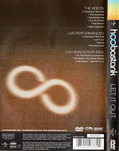 DVD HOOBASTANK ‎– LET IT OUT