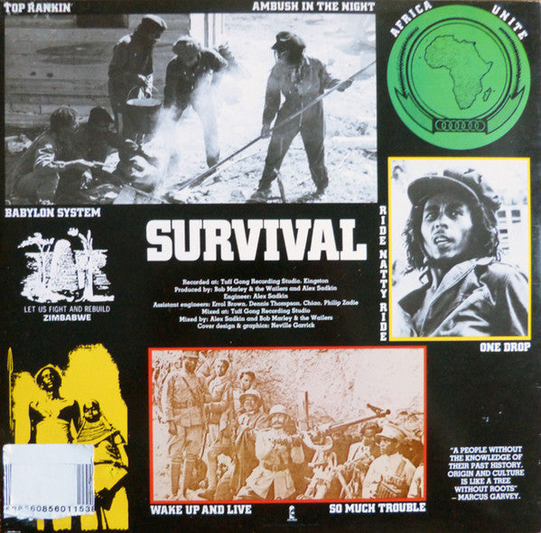 LP Bob Marley & The Wailers ‎– Survival