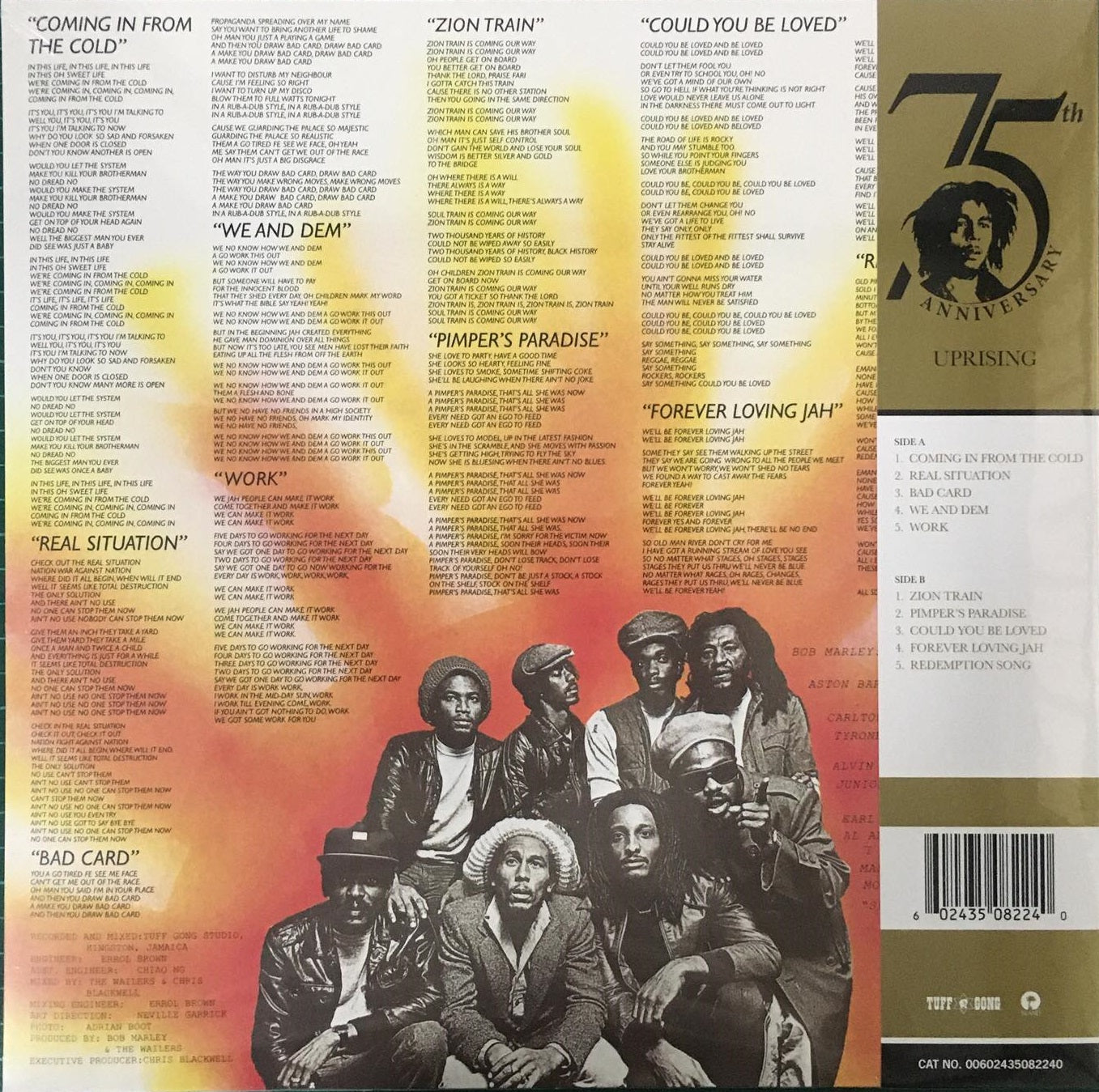 LP Bob Marley & The Wailers – Uprising