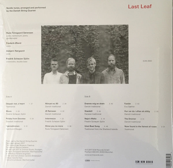 LP Danish String Quartet ‎– Last Leaf