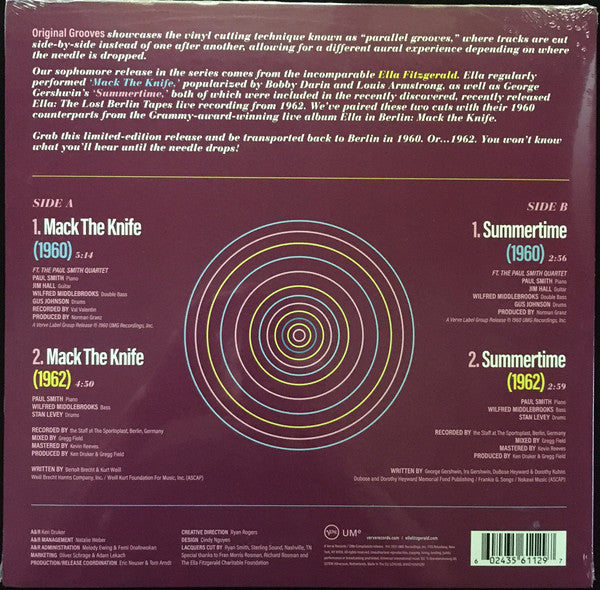 LP Ella Fitzgerald – Ella In Berlin