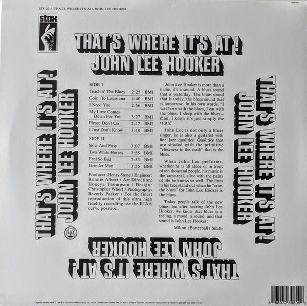 LP John Lee Hooker – That's Where It's At