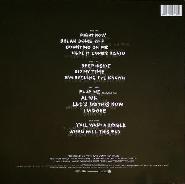 LP Korn ‎– Take A Look In The Mirror
