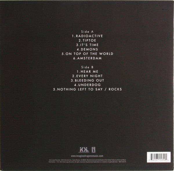LP Imagine Dragons ‎– Night Visions