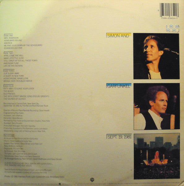 LP X2 Simon And Garfunkel - The Concert In Central Park