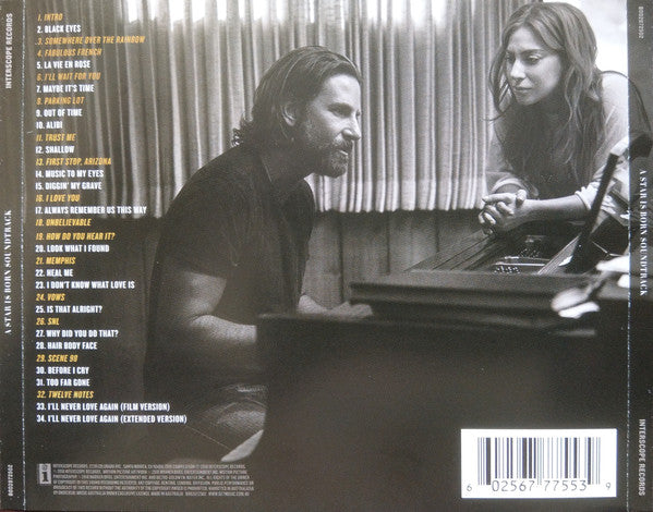CD Lady Gaga & Bradley Cooper - A Star Is Born. Soundtrack