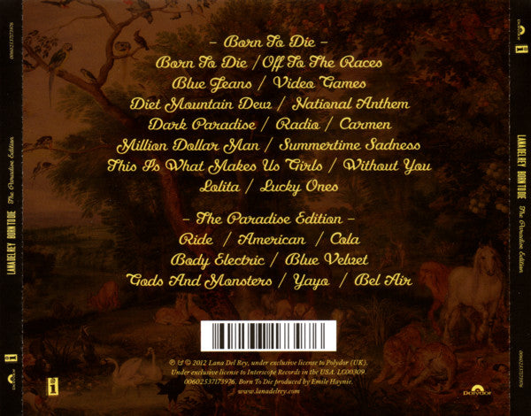 CD X2 Lana Del Rey ‎– Born To Die (The Paradise Edition)