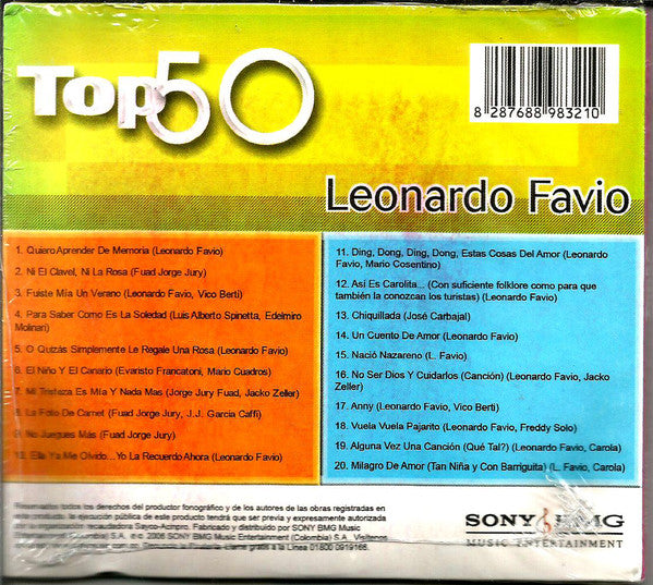 CD Leonardo Favio ‎– Top 50