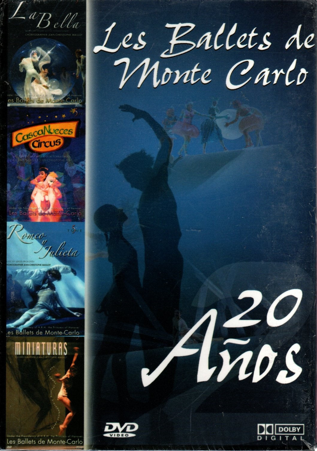 DVD X4 Les Ballets De Monte Carlo 20 Años