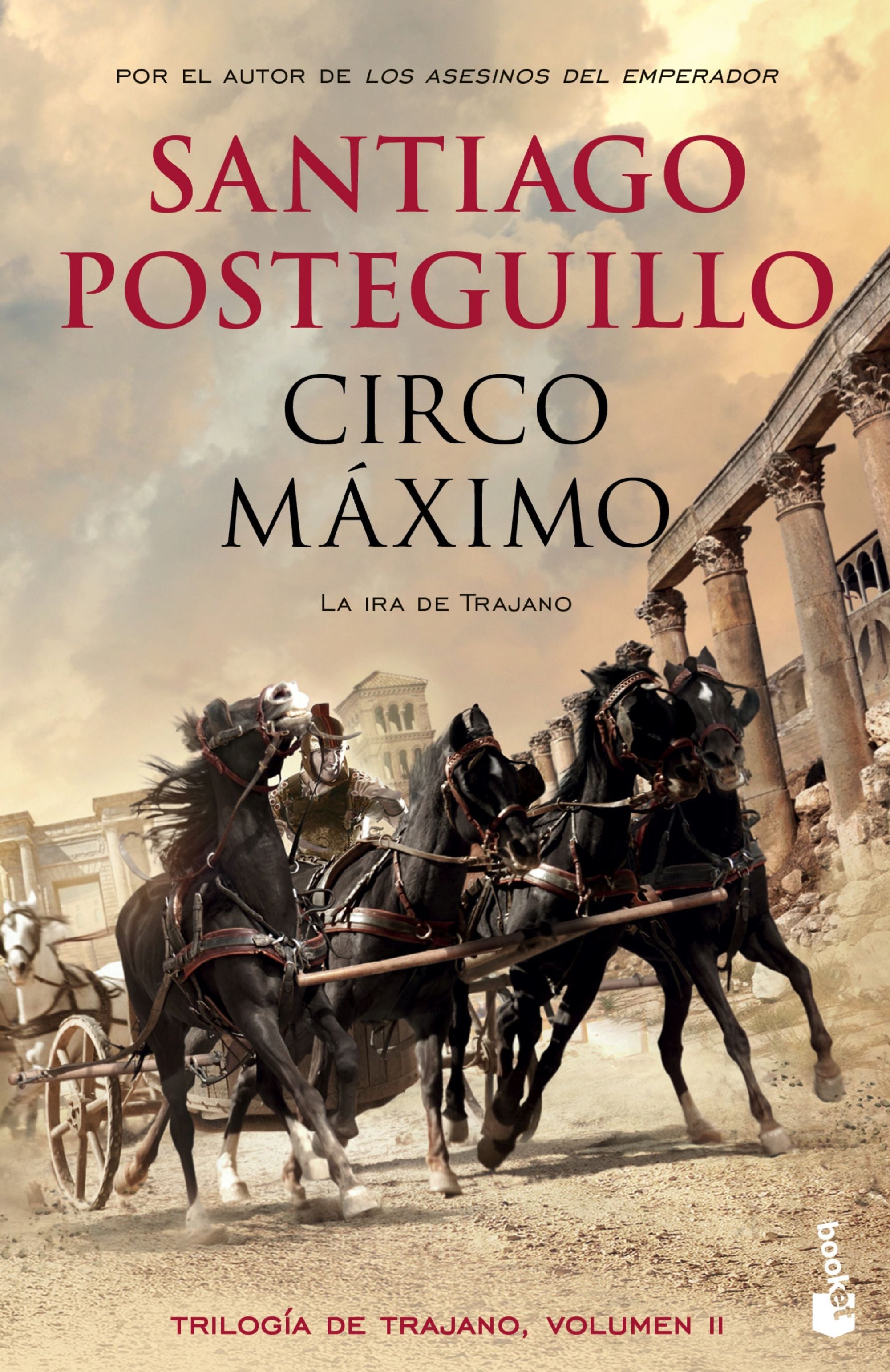 Libro Santiago Posteguillo - Circo Máximo La ira del Trajano