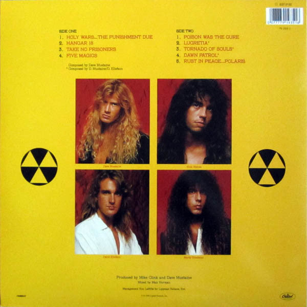 LP MEGADETH ‎– RUST IN PEACE