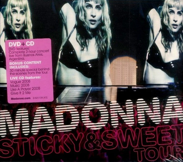 DVD + CD MADONNA - STICKY & SWEET TOUR