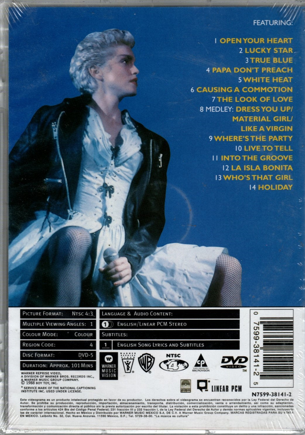 DVD Madonna – Ciao Italia: Live from Italy