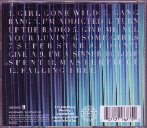 CD Madonna ‎– MDNA