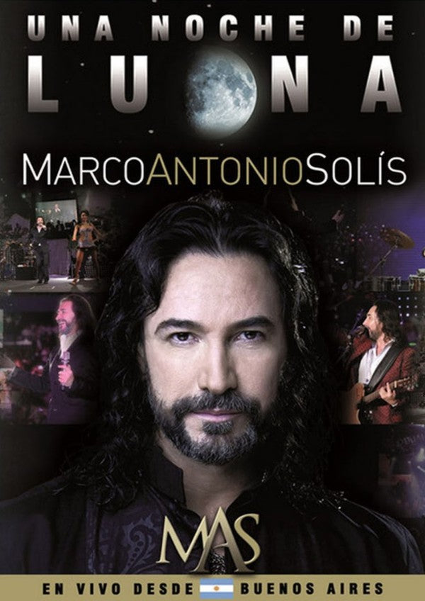 CD + DVD Marco Antonio Solís ‎– Una Noche de Luna